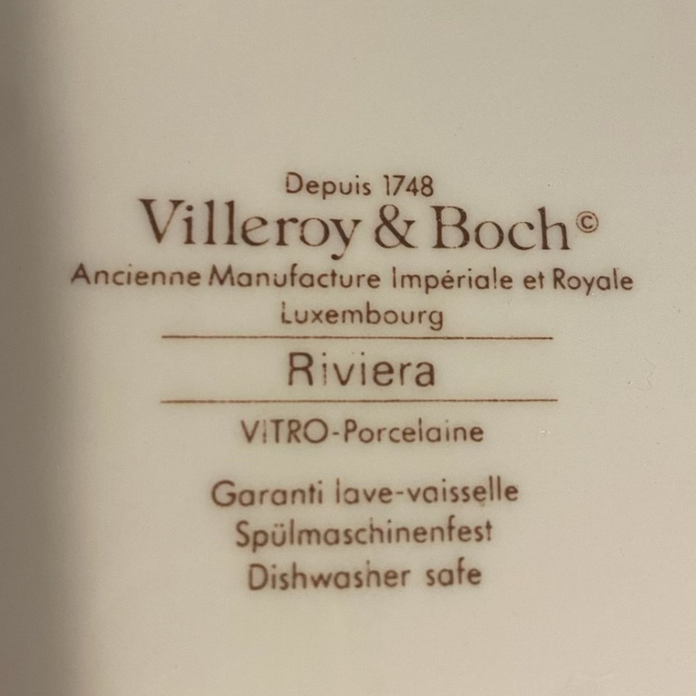 Villeroy & Boch Fine Porcelain China